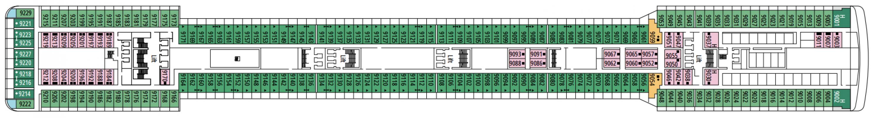 Cubierta 9 - Panarea MSC Magnifica