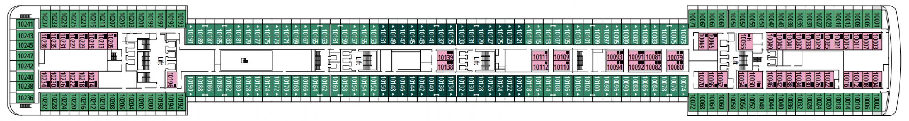 Cubierta 10 - Minuetto MSC Musica