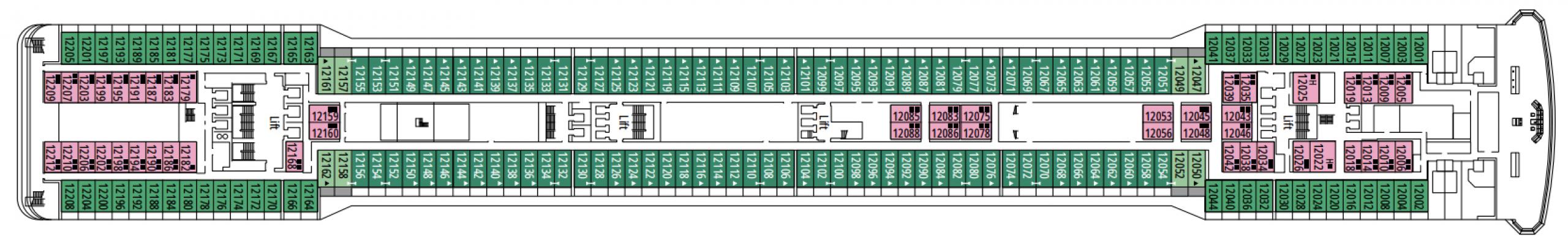 Cubierta 12 - Virtuoso MSC Musica