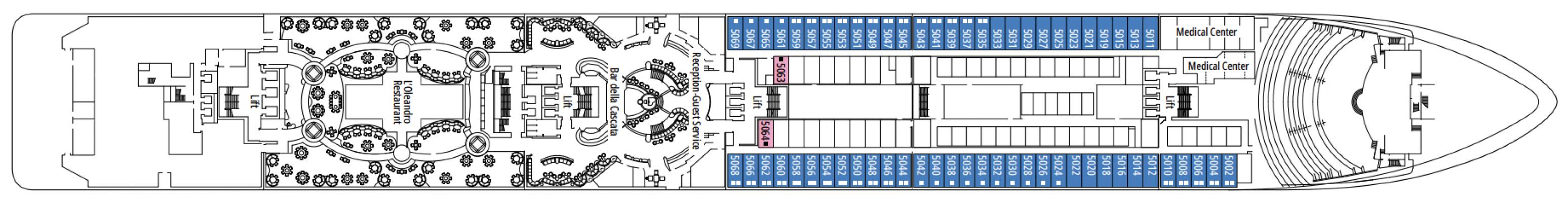Cubierta 5 - Grazioso MSC Musica