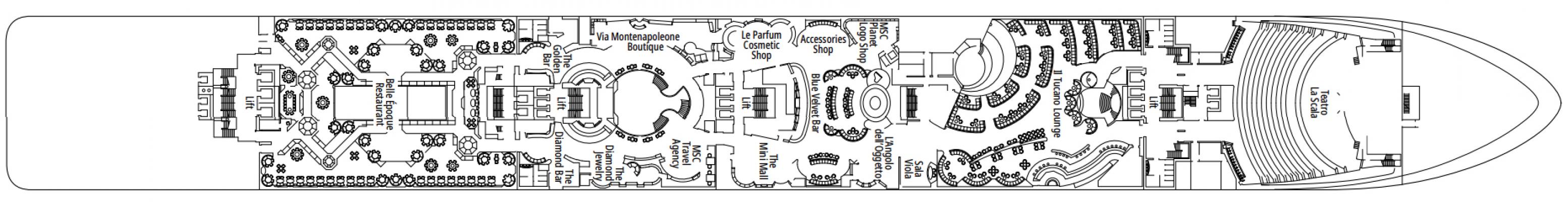 Cubierta 6 - Brillante MSC Musica