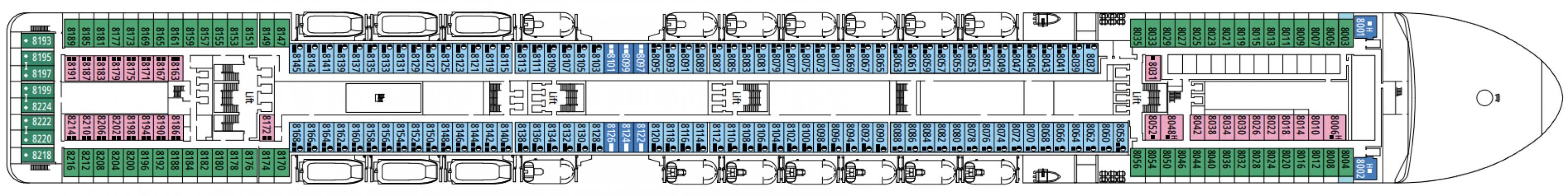 Cubierta 8 - Forte MSC Musica