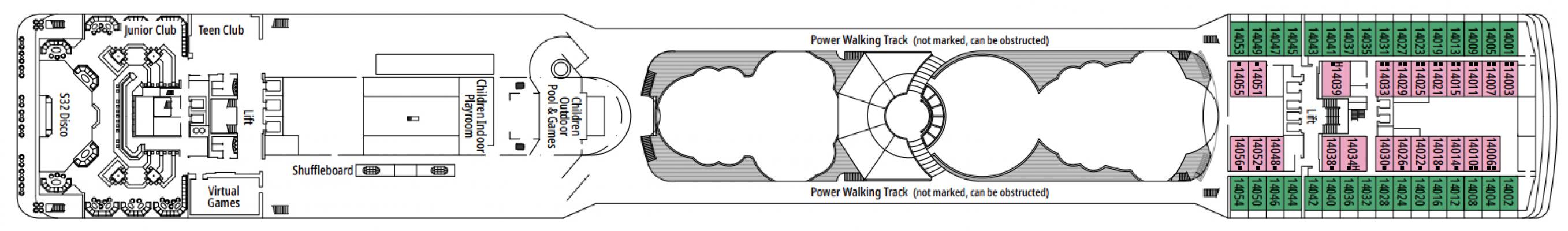 Cubierta 14 - Pascoli MSC Poesia