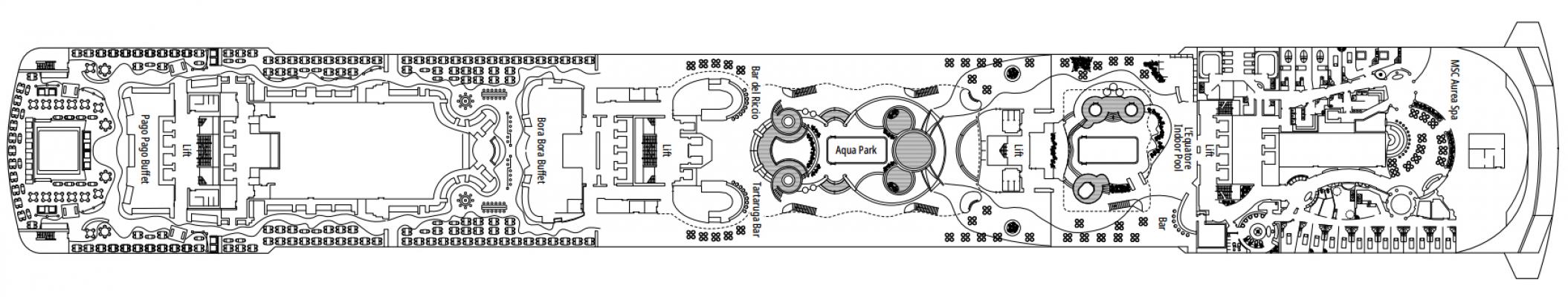 Cubierta 14 - Raffaello MSC Splendida