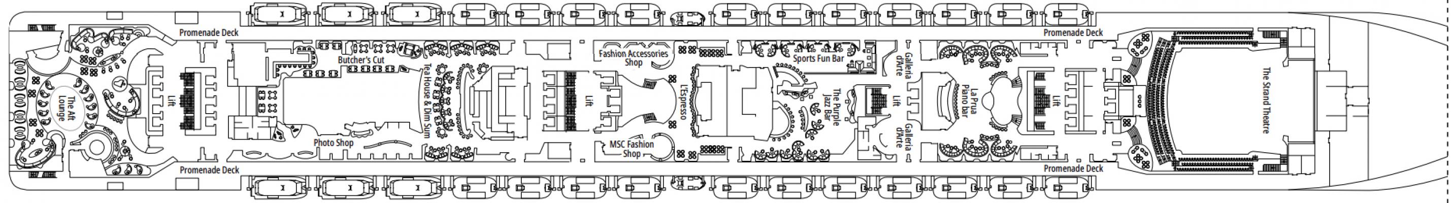 Cubierta 7 - Tiziano MSC Splendida