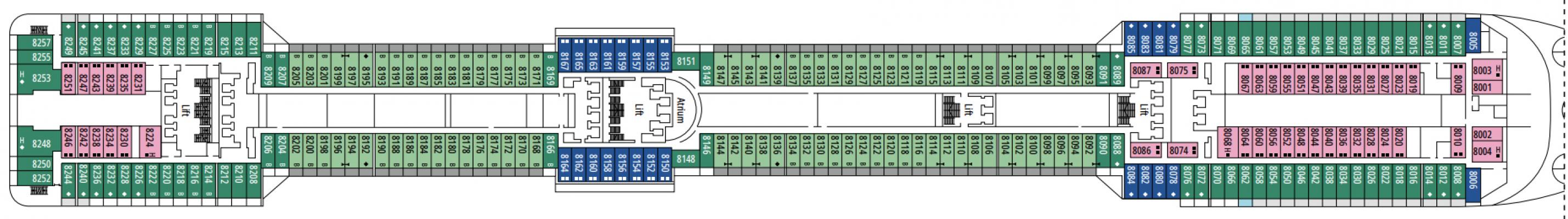 Cubierta 8 - Giotto MSC Splendida
