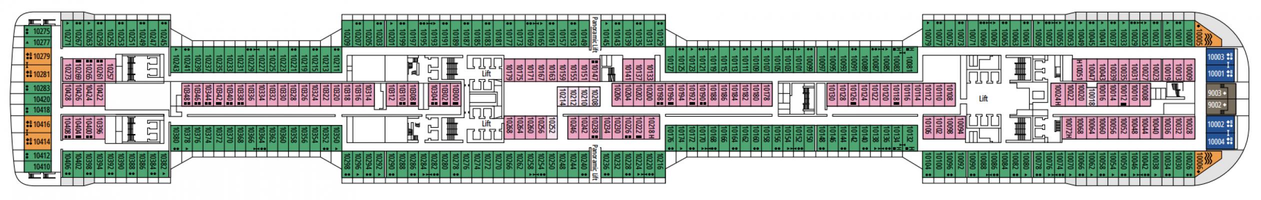 Cubierta 10 - Gershwin MSC Virtuosa