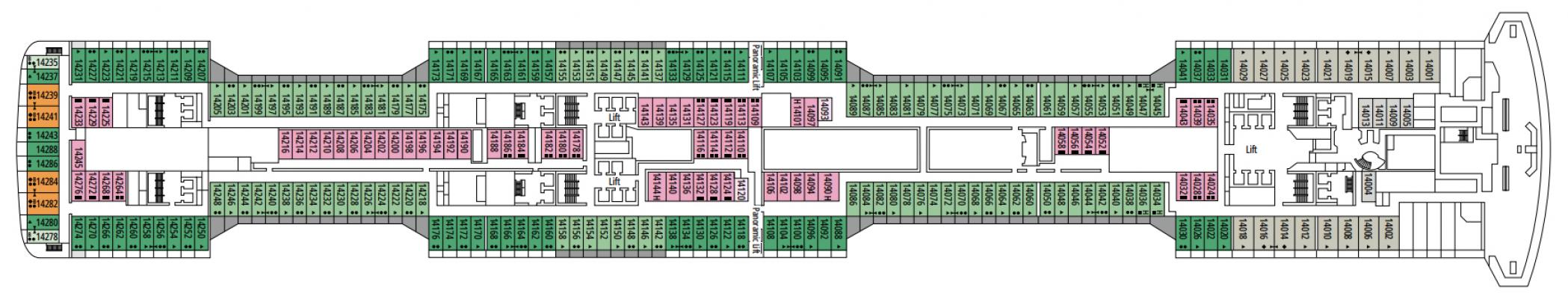 Cubierta 14 - Tchaikovsky MSC Virtuosa