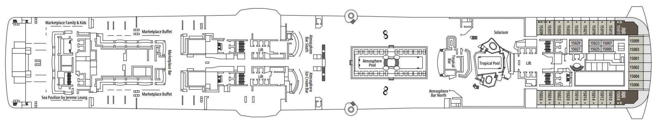 Cubierta 15 - Morricone MSC Virtuosa