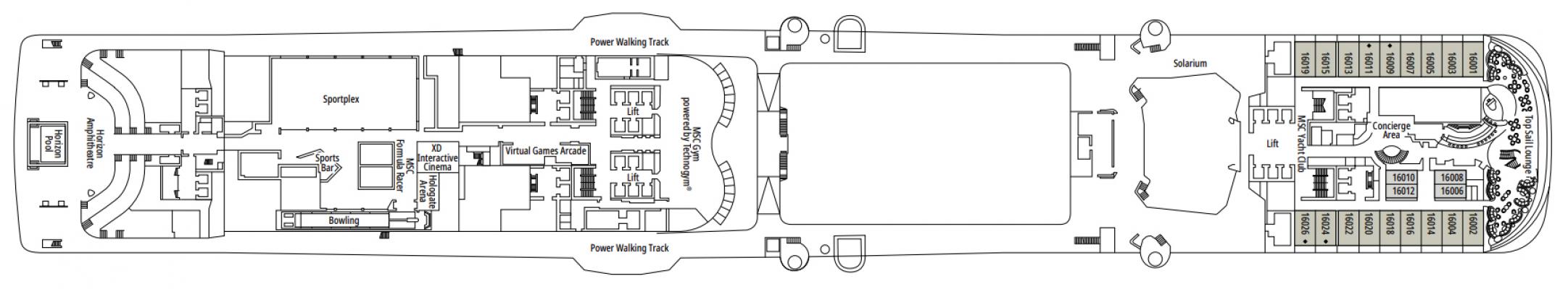 Cubierta 16 - Debussy MSC Virtuosa