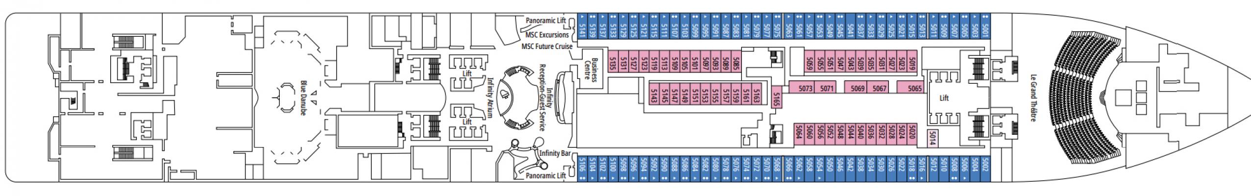Cubierta 5 - Mozart MSC Virtuosa