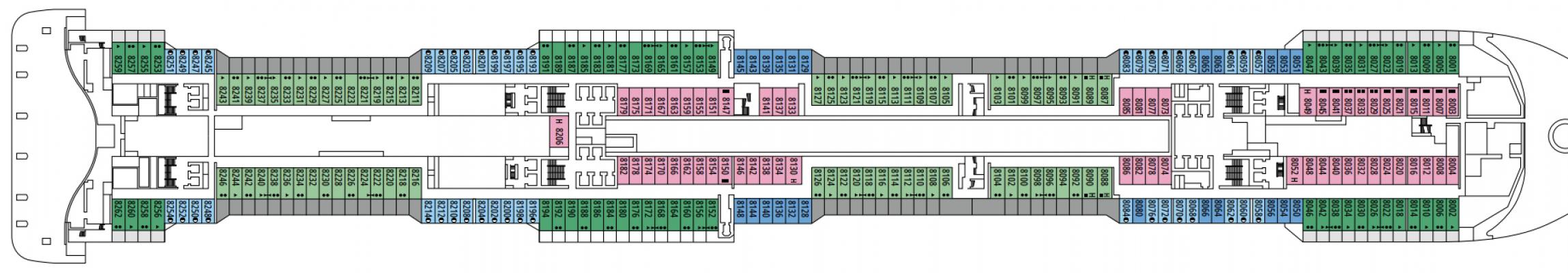 Cubierta 8 - Wagner MSC Virtuosa