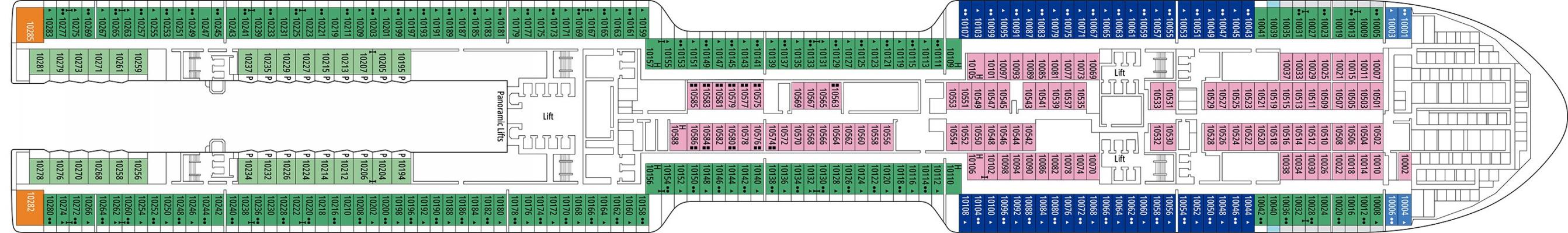 Cubierta 10 MSC World Asia