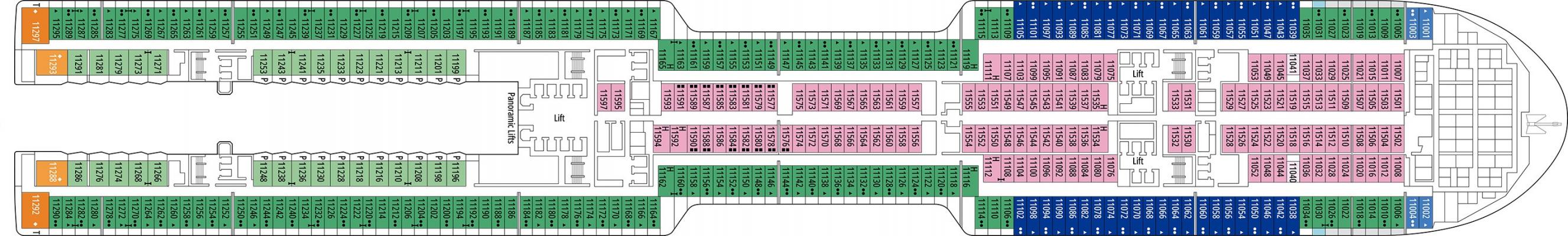 Cubierta 11 MSC World Asia