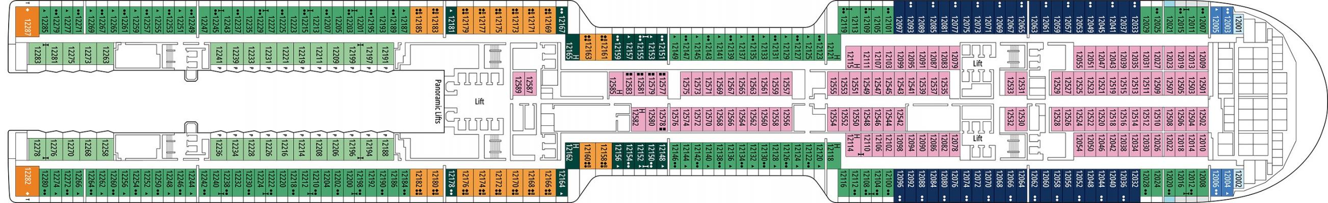 Cubierta 12 MSC World Asia