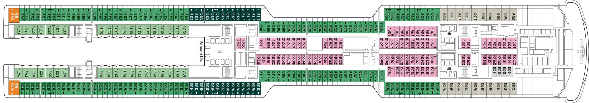 Cubierta 15 MSC World Asia