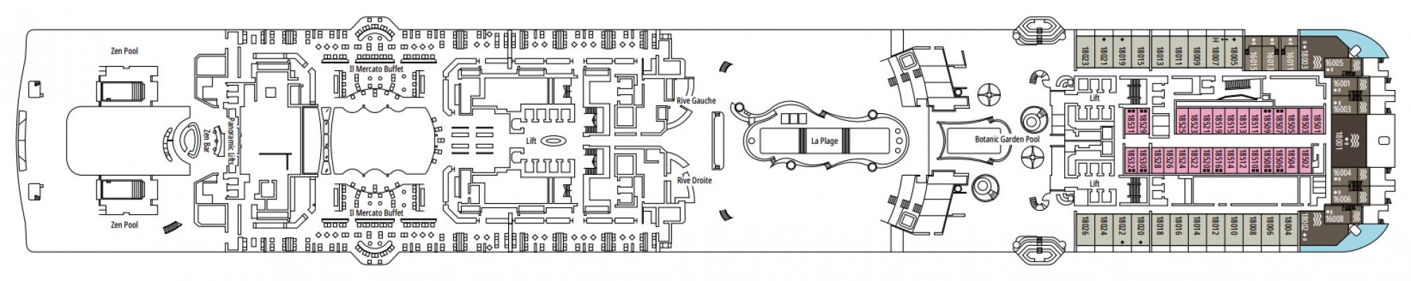 Cubierta 18 MSC World Asia