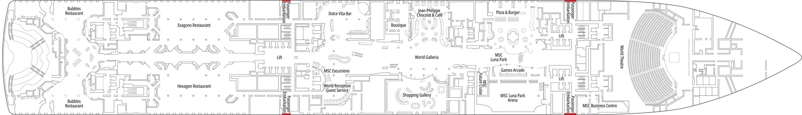 Cubierta 6 MSC World Asia
