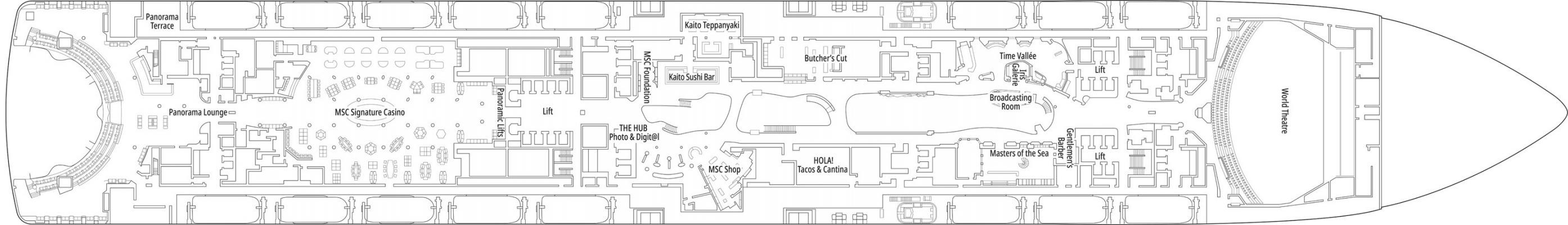 Cubierta 7 MSC World Asia