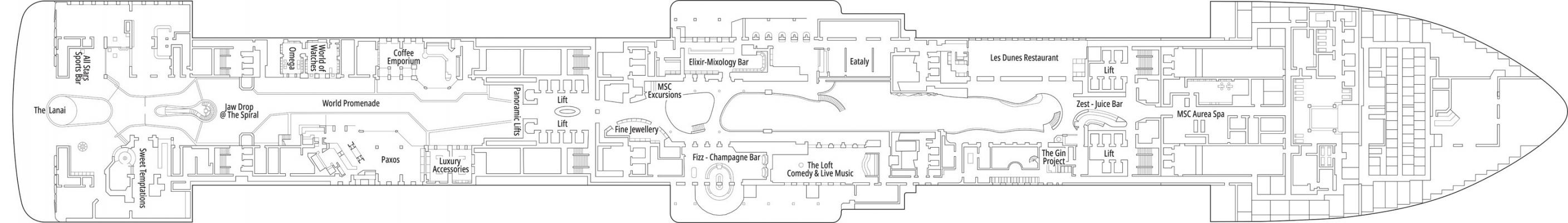Cubierta 8 MSC World Asia