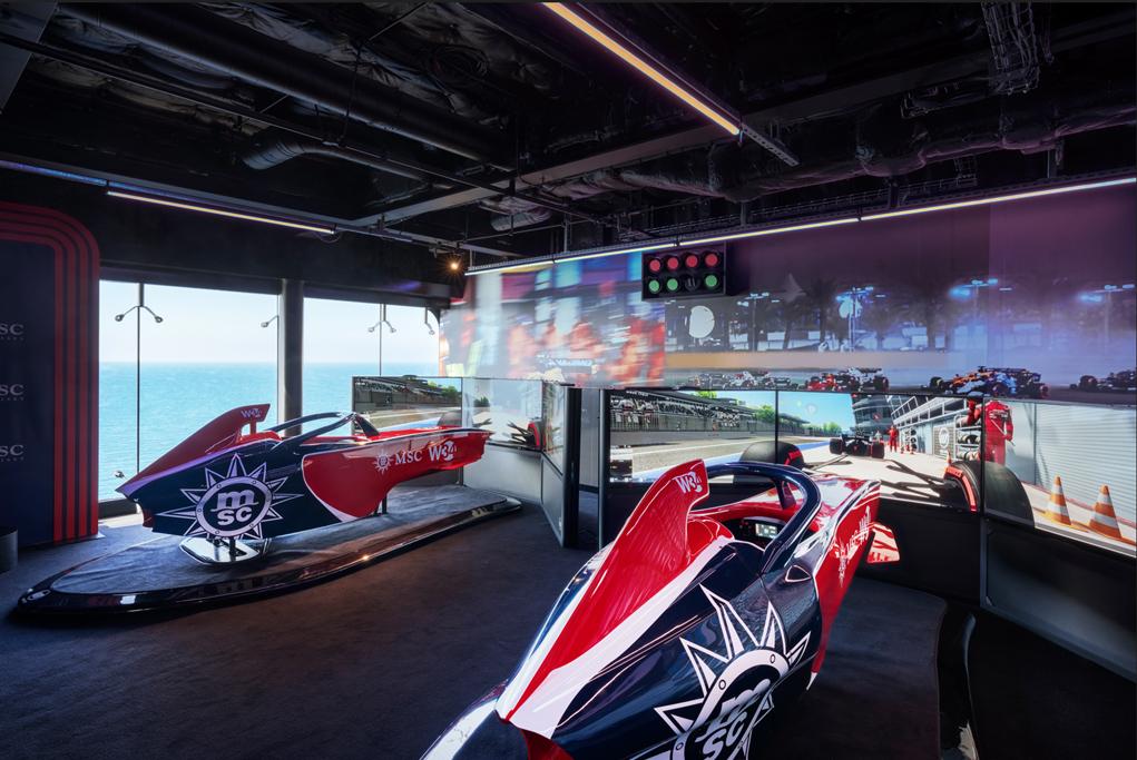Simulador F1 MSC World Europa
