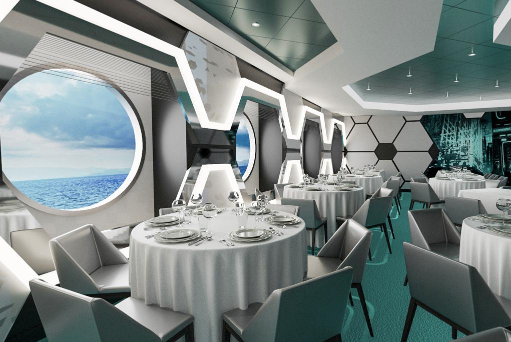 Restaurante Hexagon /Exagon MSC World Europa