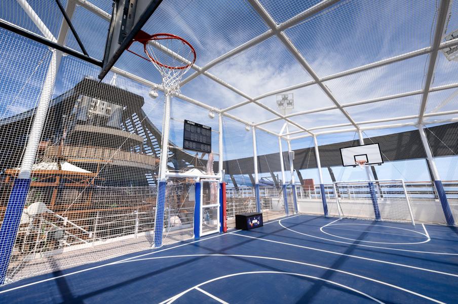 Zona deportiva MSC Seashore