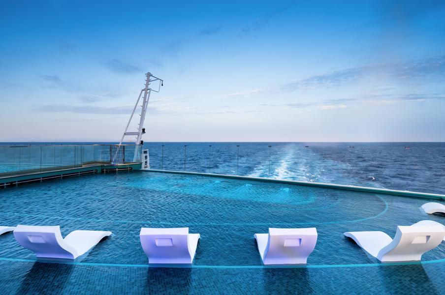 Piscina Infinity MSC Seashore