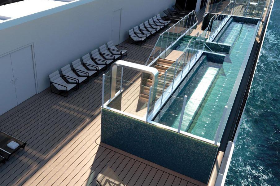 Piscina Infinity Jacuzzis MSC Seashore