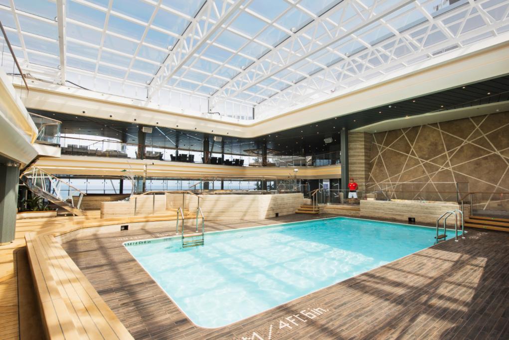 Piscina Cubierta Bamboo MSC Meraviglia