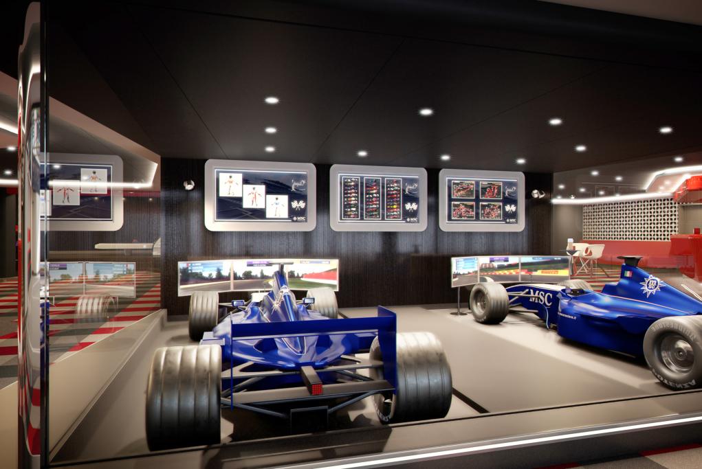 Simulador F1 MSC Meraviglia