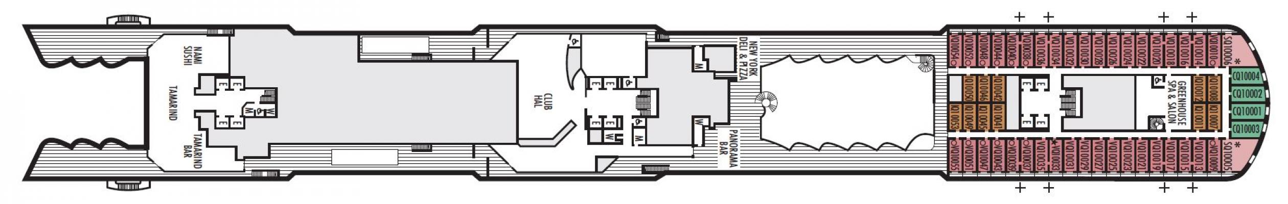 Cubierta 10 MS Rotterdam
