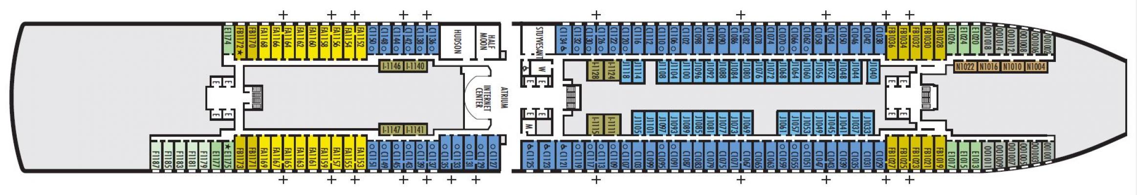 Cubierta 1 MS Rotterdam