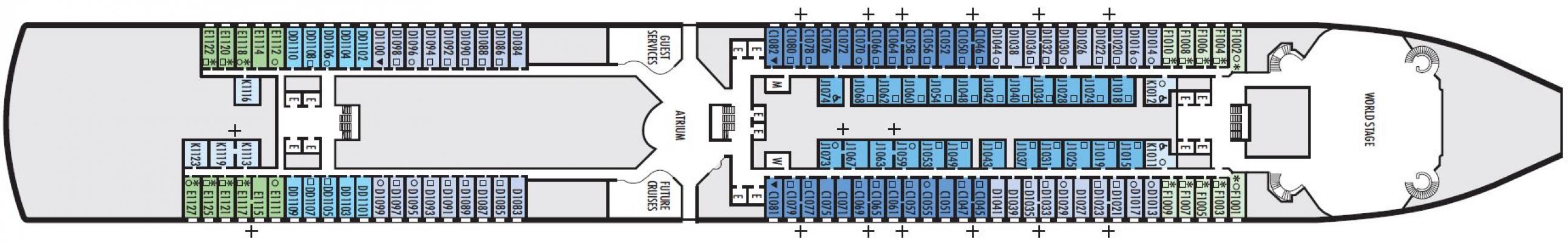 Cubierta 1 MS Westerdam