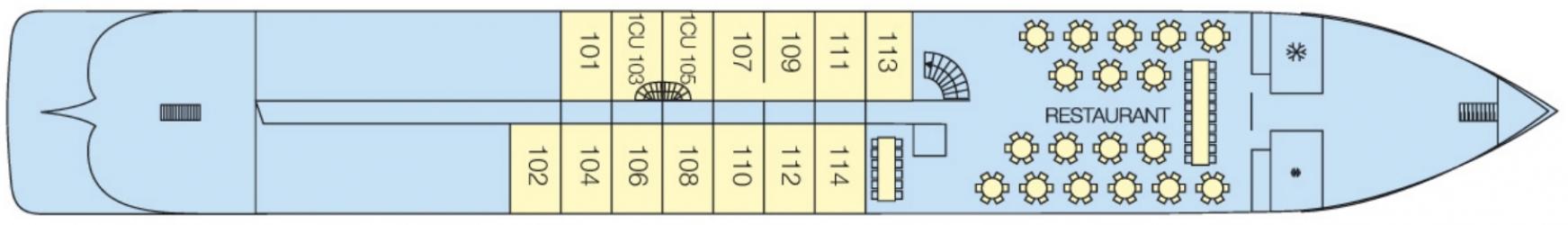 Cubierta 1 MS Infante Don Henrique