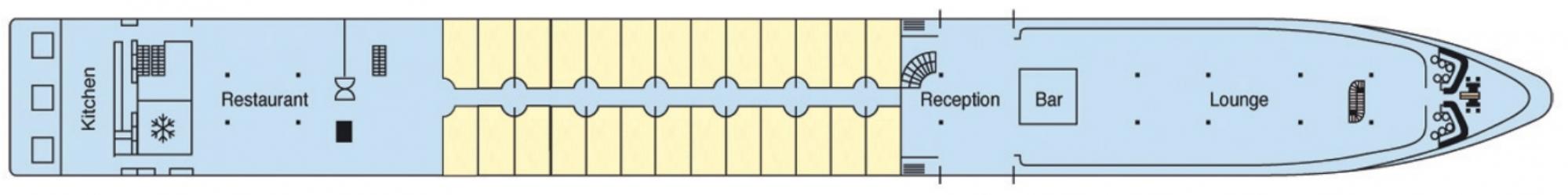 Cubierta 1 MS Princesse d´Aquitaine