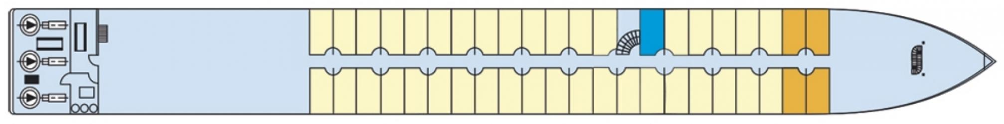 Cubierta 2 MS Princesse d´Aquitaine