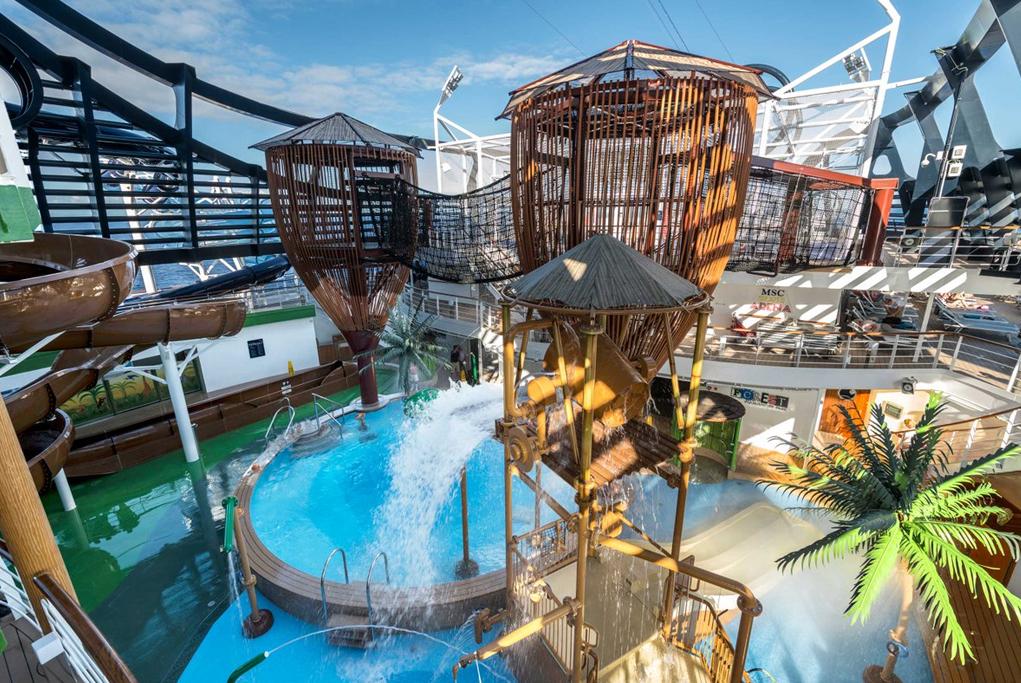 Camarote Zonas acuáticas - MSC Seashore