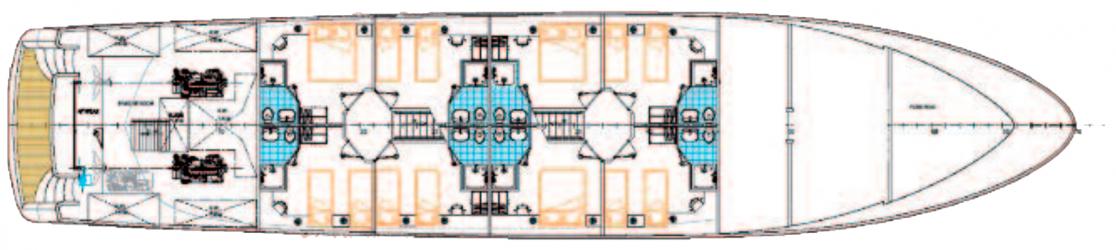 Cubierta 1 MY Le Cordea