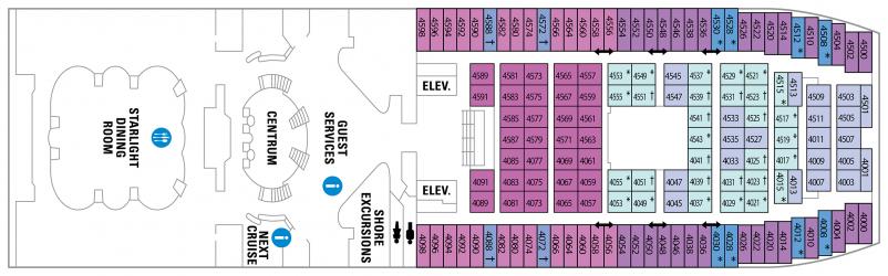 Cubierta 4 Majesty of the Seas
