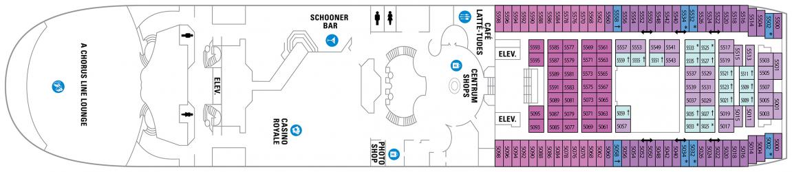 Cubierta 5 Majesty of the Seas