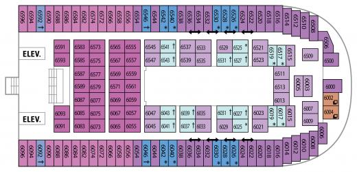 Cubierta 6 Majesty of the Seas
