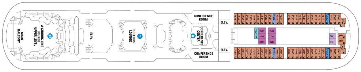 Cubierta 7 Majesty of the Seas