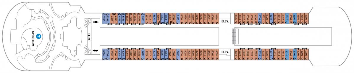 Cubierta 8 Majesty of the Seas