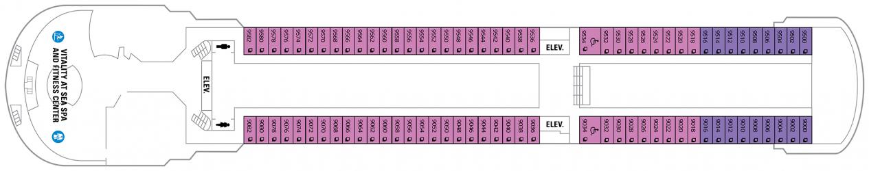 Cubierta 9 Majesty of the Seas