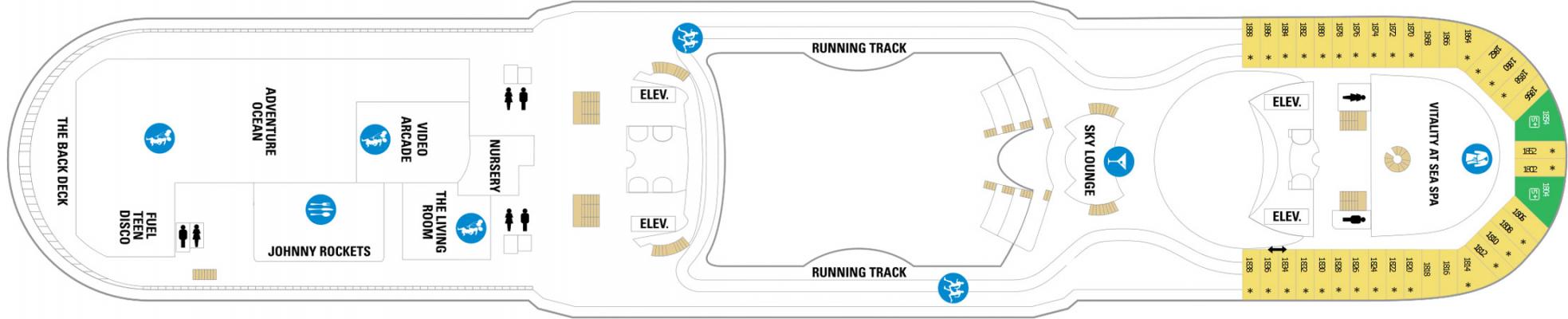 Cubierta 12 Mariner of the Seas