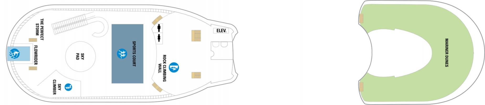 Cubierta 13 Mariner of the Seas