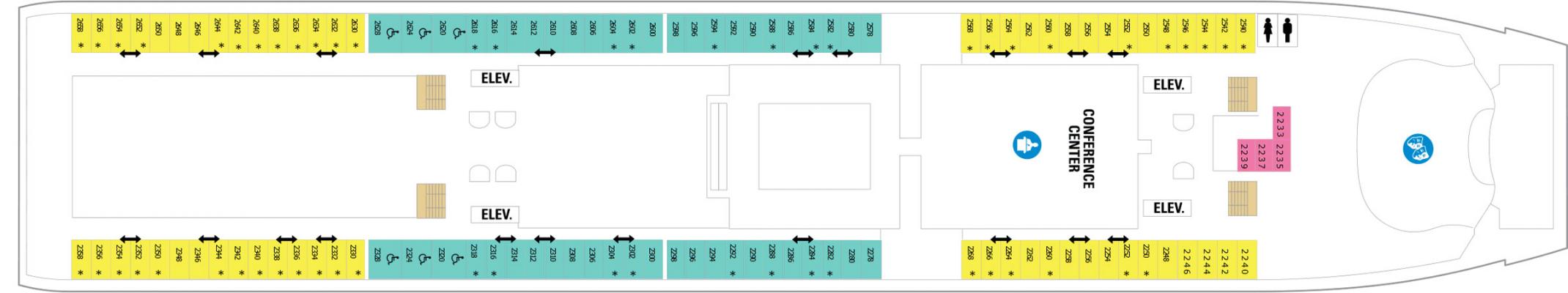Cubierta 2 Mariner of the Seas