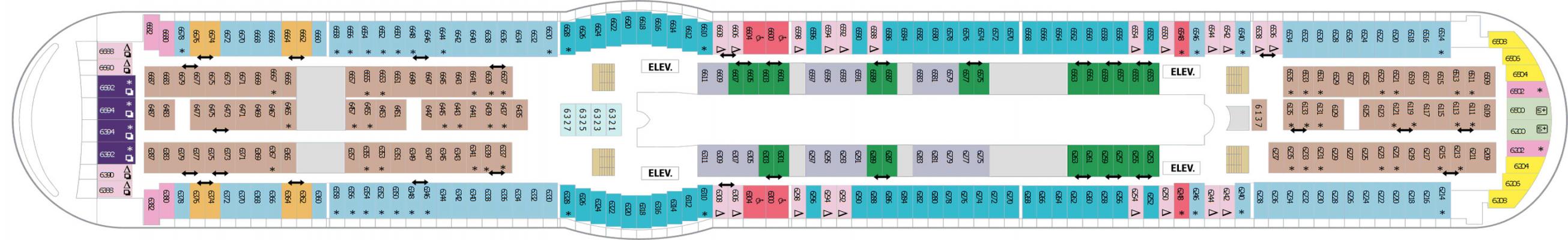 Cubierta 6 Mariner of the Seas