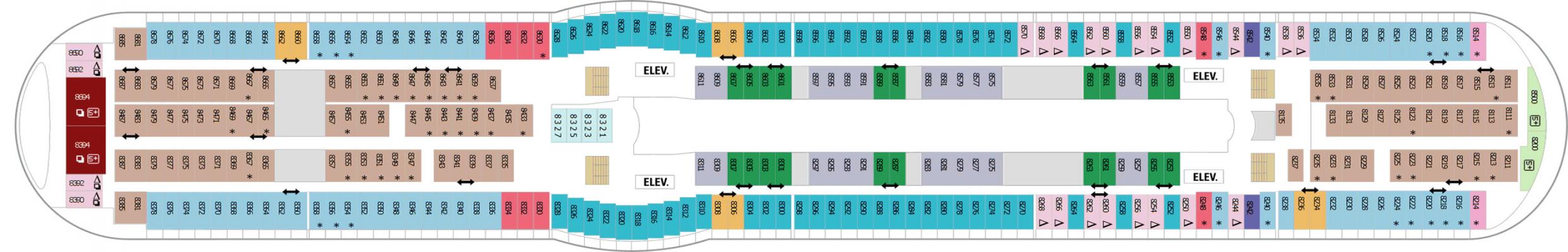 Cubierta 8 Mariner of the Seas